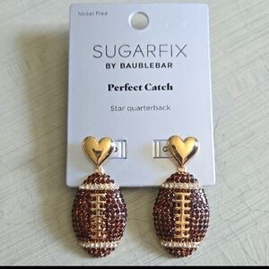SUGARFIX BY BAUBLEBAR FOOTBALL EARRINGS